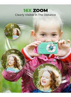 Mi VAZA Autofocus Digital Camera for Kids - FHD 1080P 44MP - Rechargeable Compact Mini Camera with 16X Digital - Portable Pocket Camera - With 32GB Memory Card  - Image 4