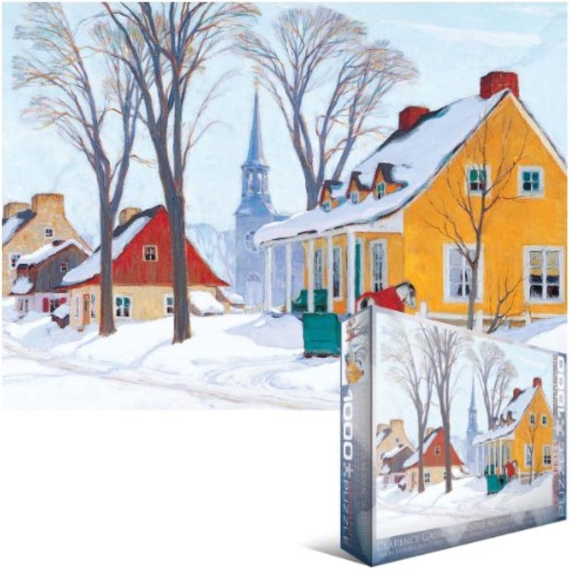 EuroGraphics Hiver BaieSaintPaul by Clarence Gagnon 1000Piece Puzzle - Image 3