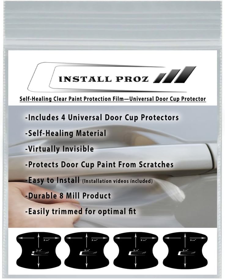 Install Proz * Self-Healing Clear Paint Protection Film Kits (Bundle-DoorEdge_DoorCup_Doorsill_RearBumper) - Image 2