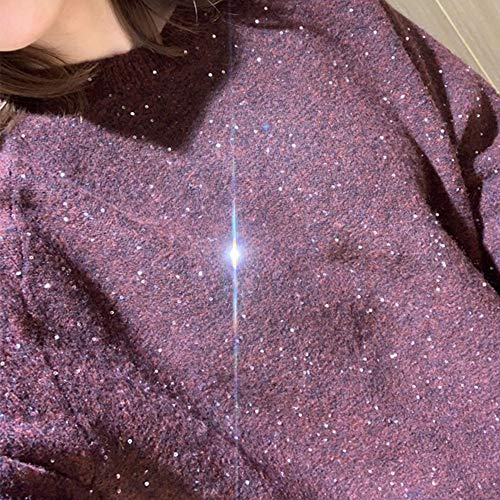 Clisil White Sliver Sequin & Sparkle Art Yarn - 100g - Image 5
