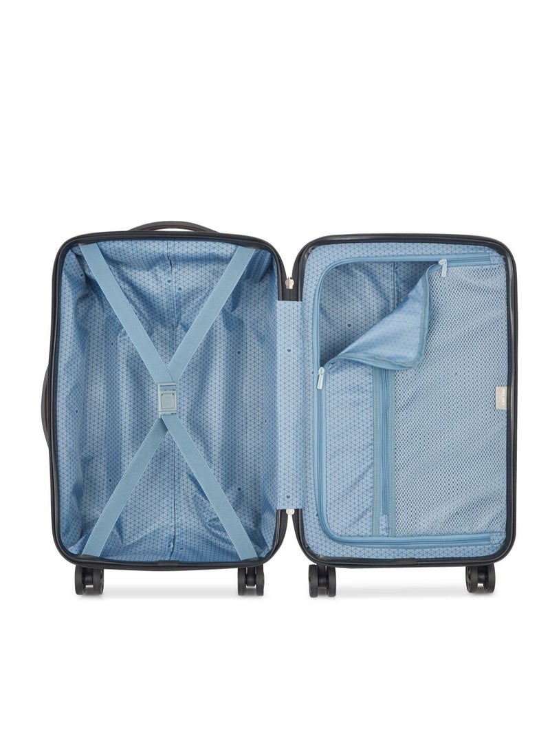 DELSEY Paris - Airship 2 Piece Set  55+77cm 4 Double Wheel Cabin and Check In Luggage Trolley Pink - Image 1