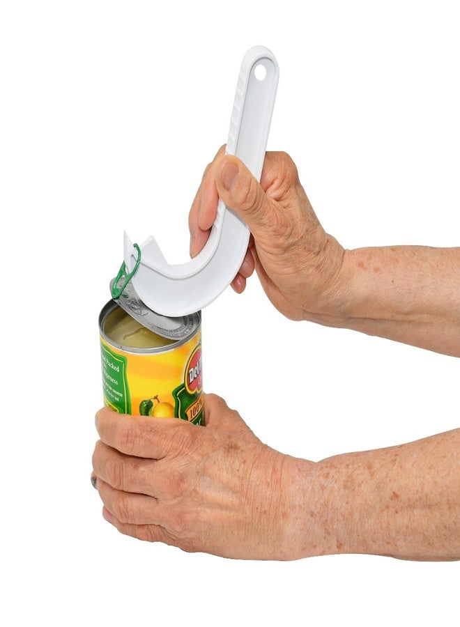 هوم-إكس أداة Home-X المريحة لفتح علب المشروبات ذات الحلقات، مثالية لفتح العلب ذات الحلقات، لون أبيض () - Image 2