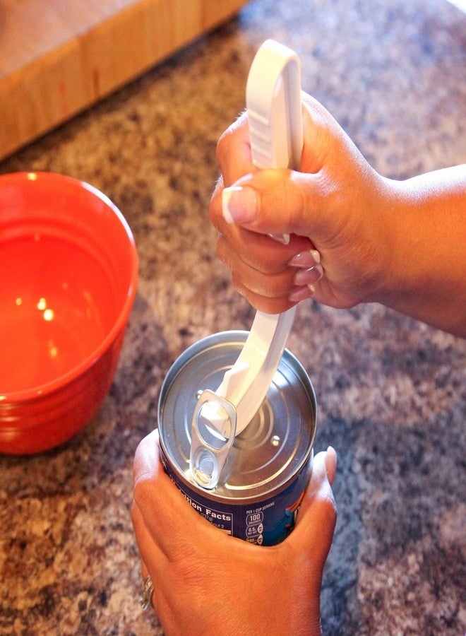 هوم-إكس أداة Home-X المريحة لفتح علب المشروبات ذات الحلقات، مثالية لفتح العلب ذات الحلقات، لون أبيض () - Image 3