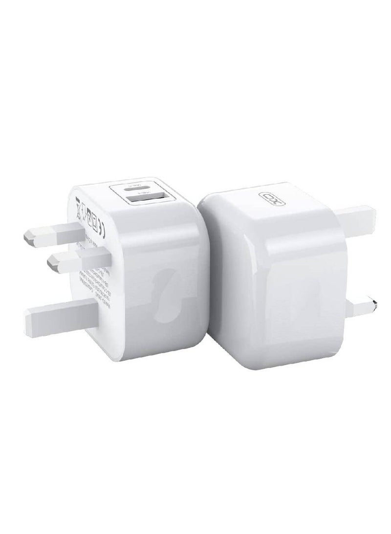 XO L98 Quick Suit Adapter PD Output Type-C 20W, QC USB Output 18W 1000mm cable for mobile phone - Image 3