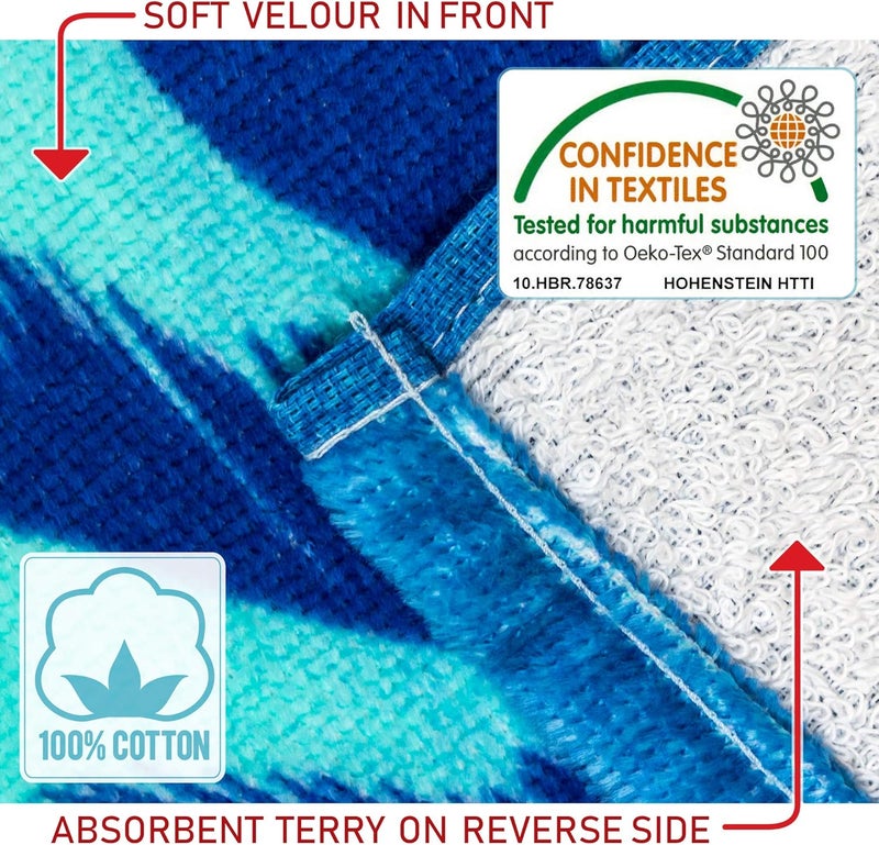 Softerry California Beach Towel 30 x 60 inches 100 Soft Cotton Velour Terry Ideal for The Beach or Pool California Signs One Towel - Image 3