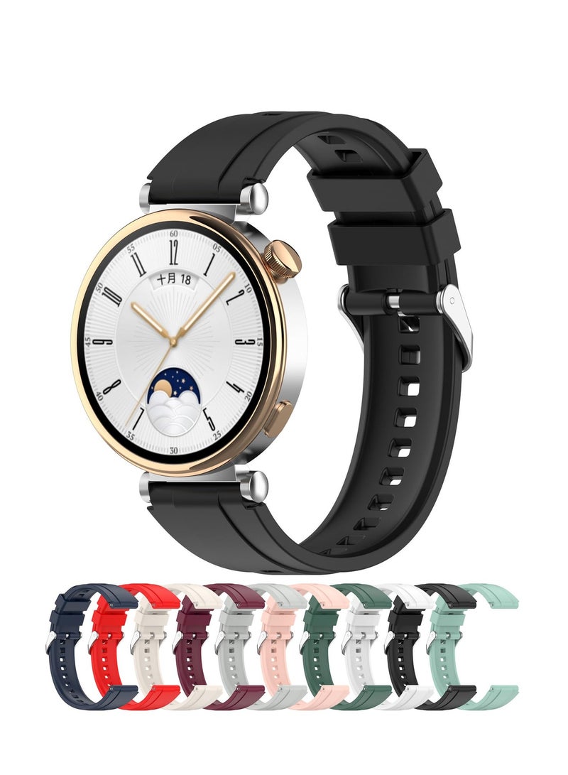 Compatible with Huawei Watch GT4 41mm Replacement Band - 18mm Replacement Wrist Watch Strap Band Compatible with Huawei Watch GT4 41mm / Garmin Venu 3S - Image 1