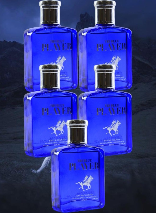 تي أر آي 5 قطع عطر بلو بلاير 100 مل - Image 1