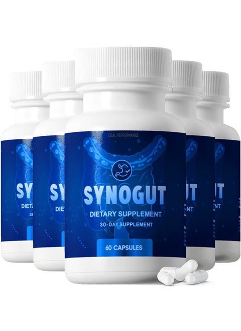 Synogut Pills Dietary Supplement for Gut Health (5 Bottles)