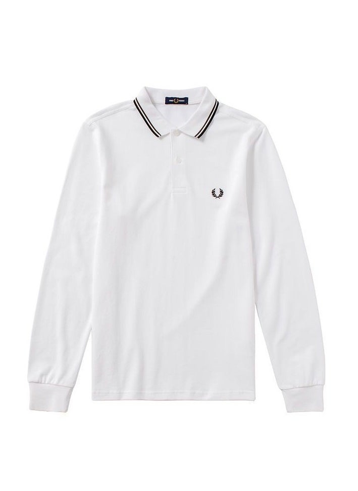 FRED PERRY Wheat spring and autumn long sleeve men's polo shirt(M)  - Image 1