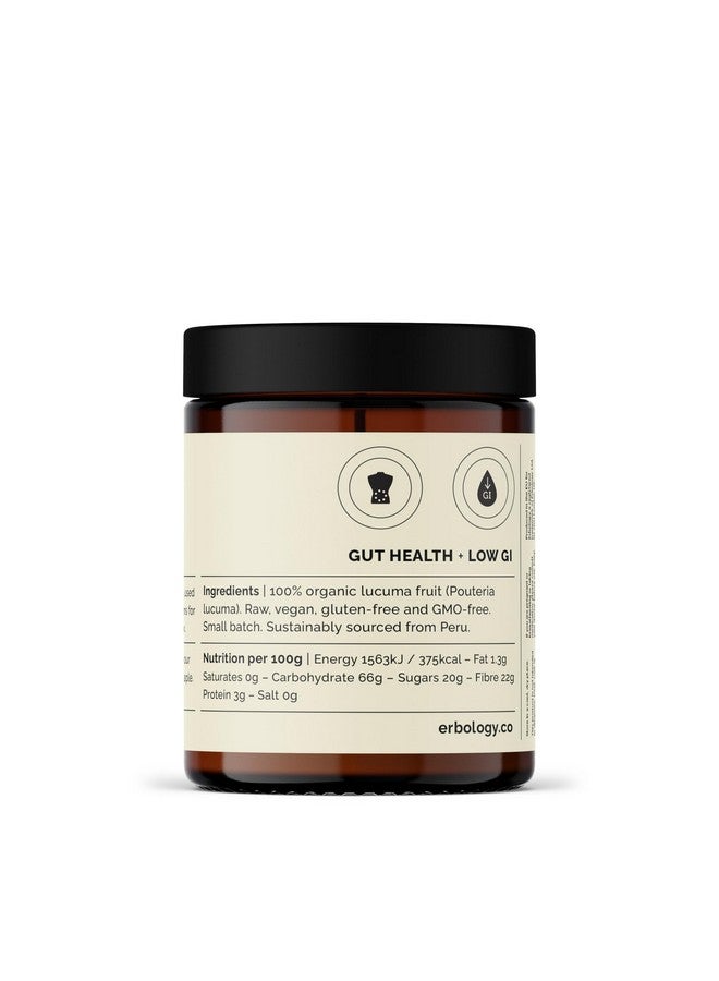 Erbology Organic Lucuma Powder 3.2 oz - 45 Servings - Gut Health Support - Low Glycemic Index - Sustainably Sourced Straight from Farm in Peru - Small Batch - Vegan - GMO-Free - Image 2