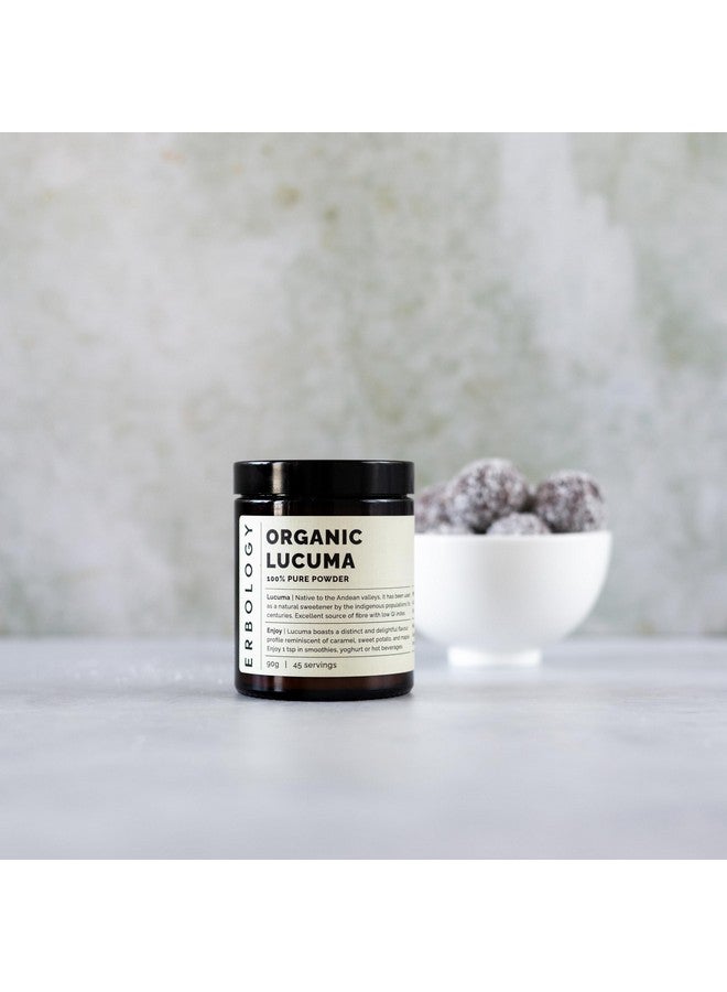 Erbology Organic Lucuma Powder 3.2 oz - 45 Servings - Gut Health Support - Low Glycemic Index - Sustainably Sourced Straight from Farm in Peru - Small Batch - Vegan - GMO-Free - Image 4