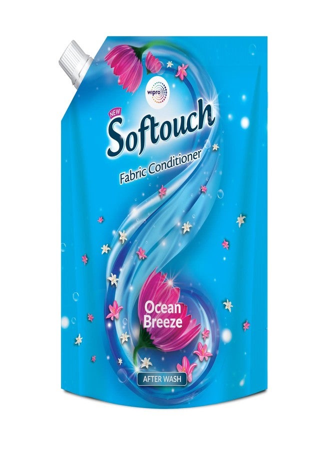 Softouch Ocean Breeze Fabric Conditioner by Wipro, 2L - Image 1