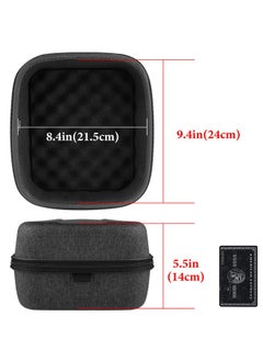 Geekria Geekria Shield Case for Large-Sized Over-Ear Headphones, Replacement Protective Hard Shell Travel Carrying Bag with Cable Storage, Compatible with Sennheiser HD820, HD800, Pulse Elite (Dark Grey)  - Image 4