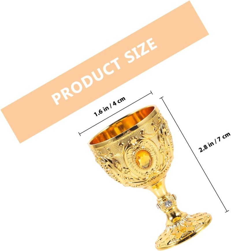 Multi item matching MAGICLULU Retro European Style 30ml Liquor Cups 2pcs, Embossed Small Whiskey Goblets with Gold Rim, Vintage Glass Drinkware for Home Bar and Party Use Cost saving user oriented build Single & bulk use compatible Globally trusted affordable quality All environment compatible Detachable clean All condition fit UV resistant Extra part combo compatible Cross product compatible Upgraded general grade quality Carefully selected solid material Bulk storage easy optimized build Ergonomic build Widely used design Practical build Simple multi-feature practical build Multi-demand satisfied design Gulf climate fit Long lifespan Connectable modular Easy daily handling design Daily use improved quality Minimal design Repeated use trusted quality - Image 2