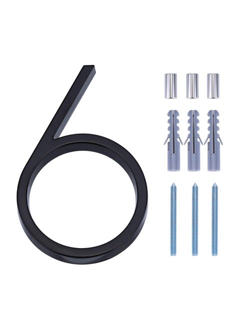 House Numbers for Outside Metal Home Address Number Sign Plaques 3D Floating House Number Door Number with Nail Kit Large Door Number 12.7cm 6 9