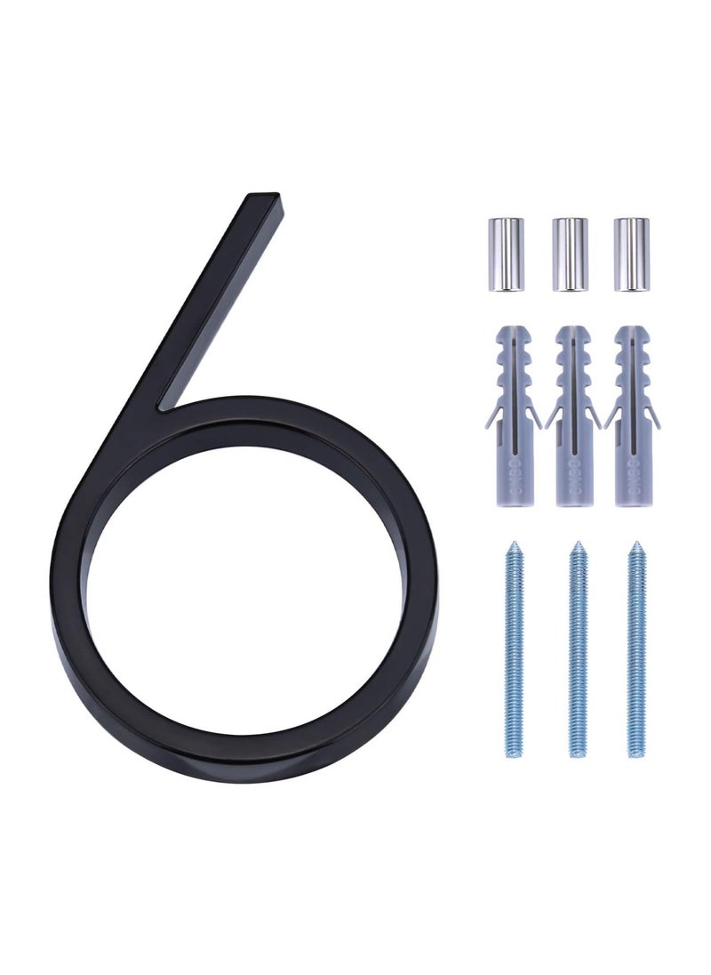 RATSAW - House Numbers for Outside Metal Home Address Number Sign Plaques 3D Floating House Number Door Number with Nail Kit Large Door Number 12.7cm 6 9 - Image 1
