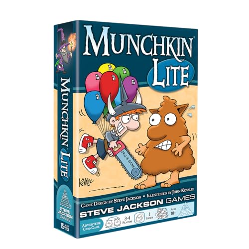 Steve Jackson Games Munchkin Lite Comedic Fantasy Adventure RPG Card Game for 3 to 4 Players Ages 10 - Image 1