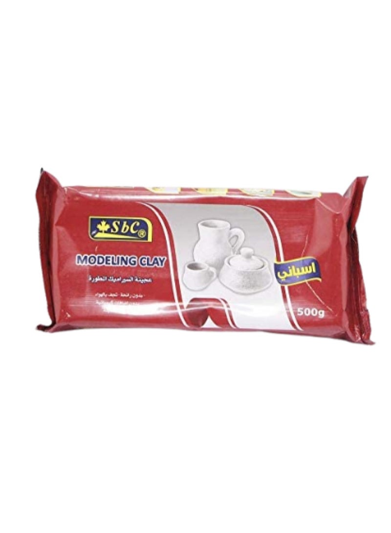 SBC White Modeling Clay 500g - Image 2