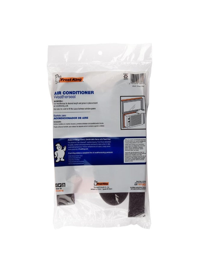 Frost King Air Conditioner Foam Weatherseal Dark Grey 2-1/4 x 42inch AC43/14 - Image 4
