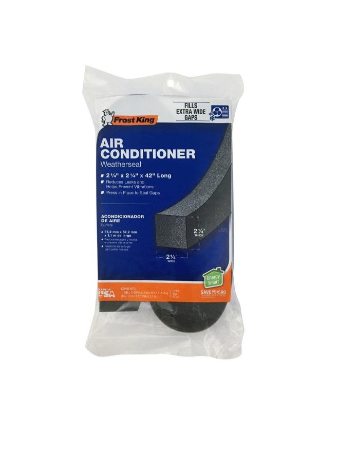 Frost King Air Conditioner Foam Weatherseal Dark Grey 2-1/4 x 42inch AC43/14 - Image 1