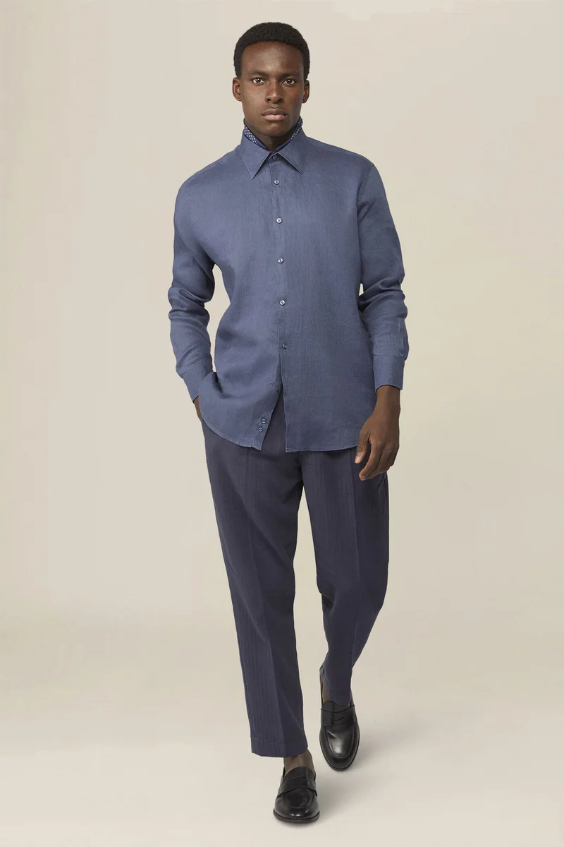 Doppelganger Men's casual shirt - Indigo