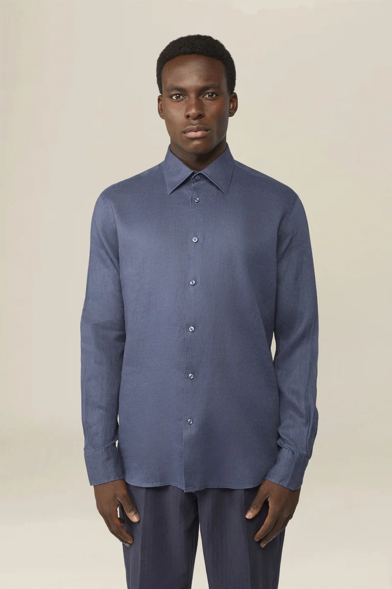 Doppelganger Men's casual shirt - Indigo