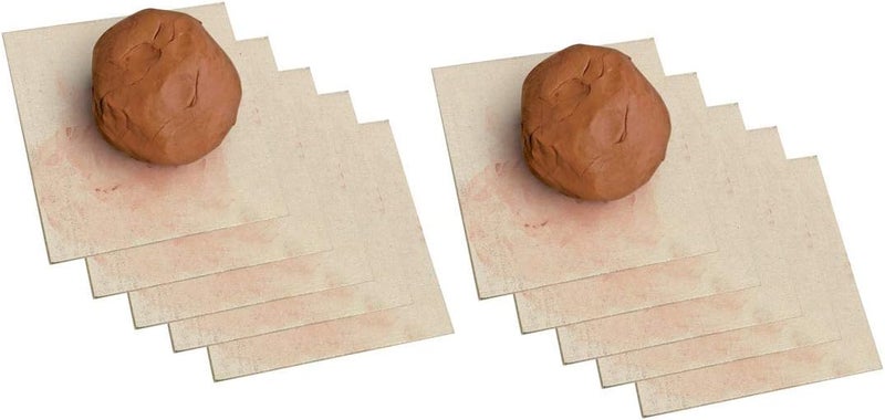 AMACO Canvas Covered Boards 10Count Package