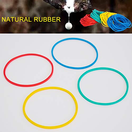 LDCREEE 400PCS 50mm Color Rubber Bands, 2 Inch | Durable Multi-Color Stretchable Elastic Bands for Office, School, Crafts, Home & Stationery Organization - Image 2