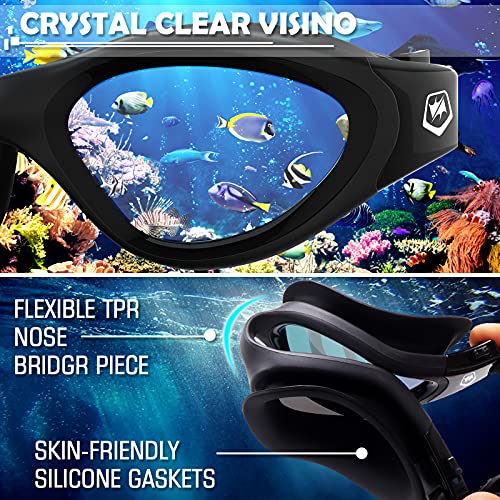 WIN.MAX Polarized Swimming Goggles Swim Pool Goggles Anti Fog Anti UV No Leakage Clear Vision for Men Women Adults Teenagers - Image 4