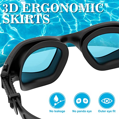 WIN.MAX Polarized Swimming Goggles Swim Pool Goggles Anti Fog Anti UV No Leakage Clear Vision for Men Women Adults Teenagers - Image 3