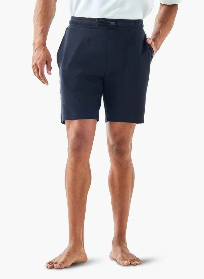 سبلاش فيڤ Textured Lounge Shorts with Pockets