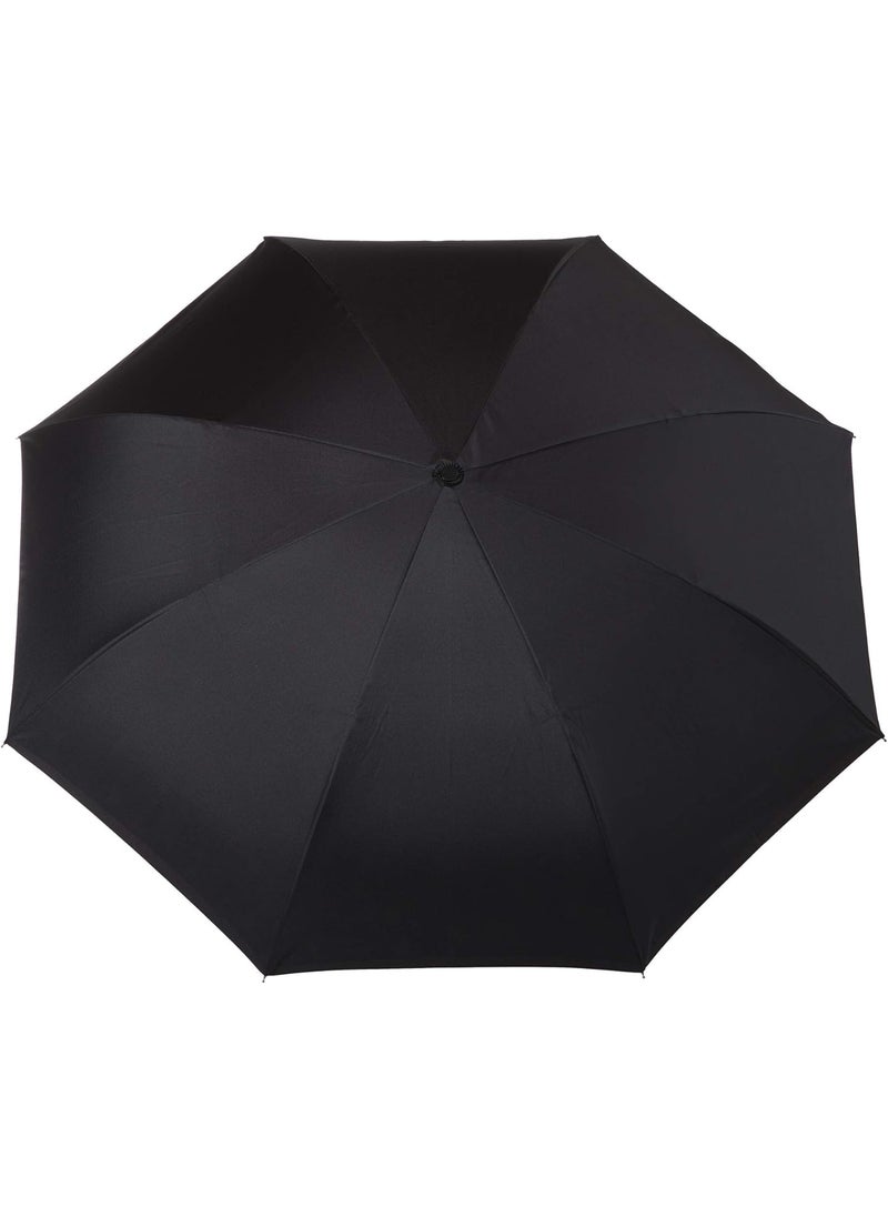 Totes InBrella  Reverse Close Umbrella with Invisible Water Repellent Coating  Auto Close Inverted Dripless and Stormproof for Rainy Weather