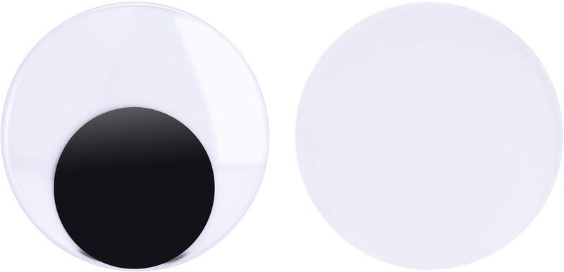 Sunmns 4 Inch Large Sized Plastic Wiggle Eyes with Self Adhesive for Craft Decorations, 4 Pack - Image 2