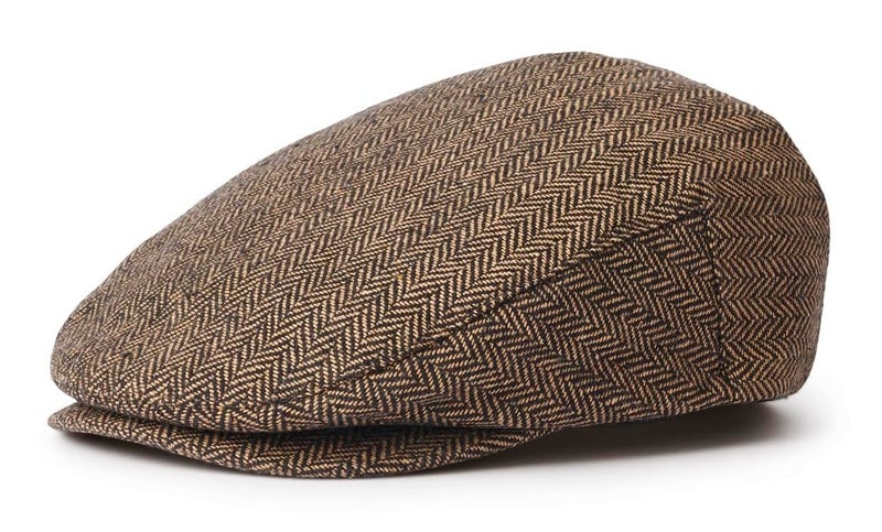 Brixton mens Hooligan Driver Snap Hat Newsie Cap, Brown/Khaki, Large US - Image 5