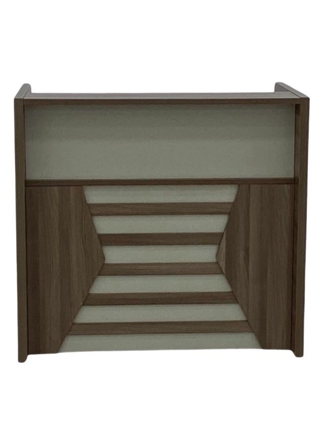 SMART HOME - Wooden reception counter, reception desk made of high-quality materials, size 120X70X110 cm - Image 1