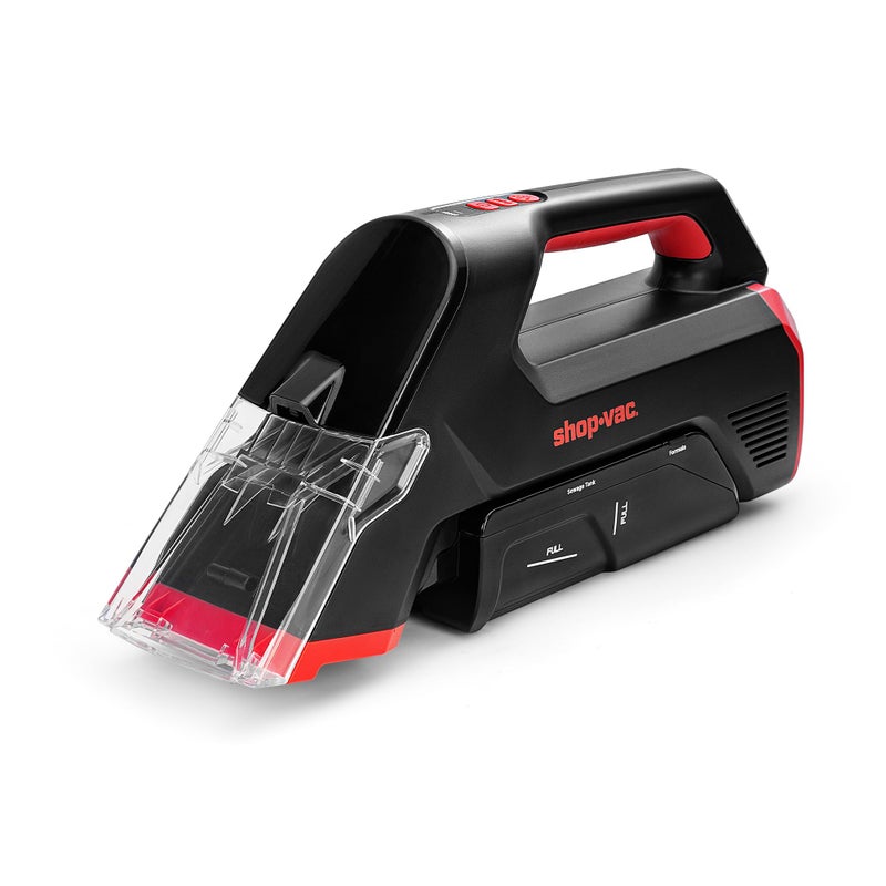 جهاز تنظيف يدوي بدون سلك ShopVac 3 في 1 مع فرشاة دوارة ورذاذ وسحب بقوة 55 كيلو باسكال و2 خزان ماء قابل للشحن عبر USB-C