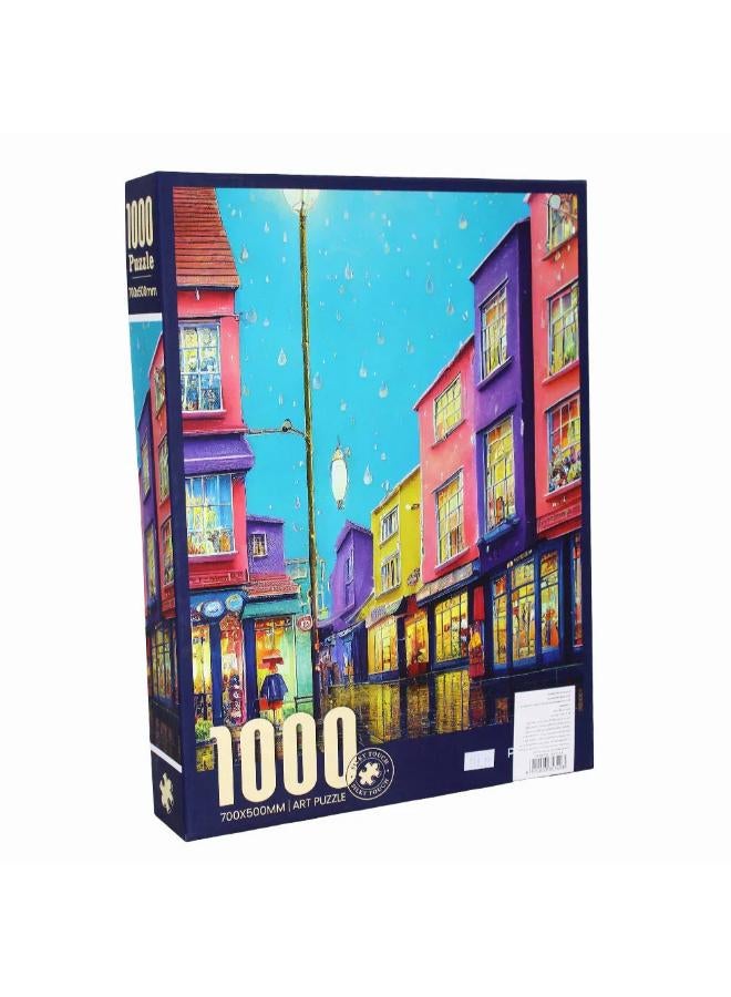 Silent Rainy Night Puzzle  -1000 Pieces - Image 1