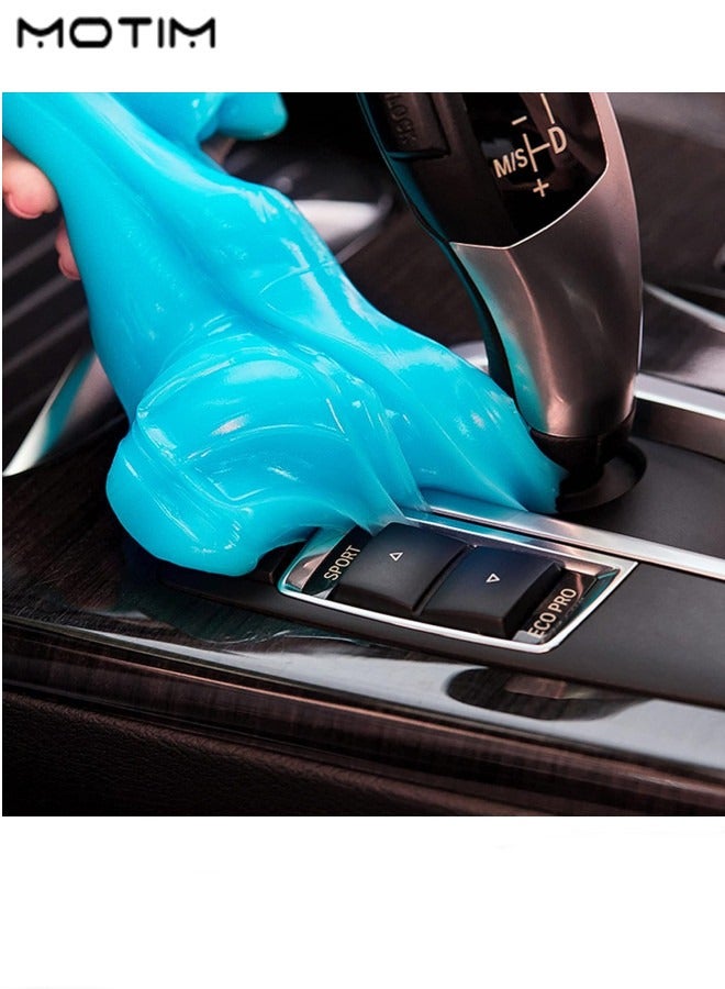 Motim 3 Pcs Car Cleaning Gel Dust Cleaning Mud, Universal Detailing Automotive Dust Crevice Cleaner and 3 Pcs Car Drying Towel Absorbent Microfiber Towel Cleaning Wipes  - Image 3