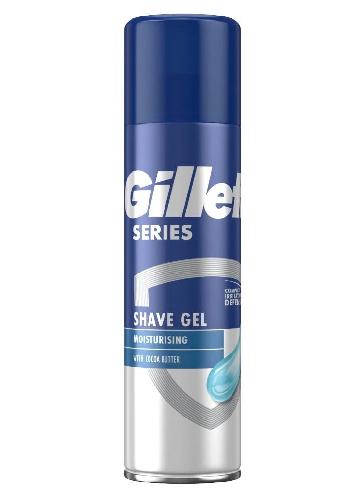 Gillette Pack Of 2 Gillette Series shaving gel 200 ml Moisturizing  - Image 2