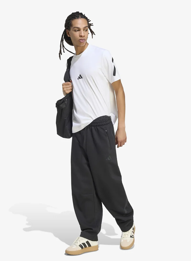 Adidas BLACK Z.N.E. Open Hem Sweatpants for Men | Best Price UAE