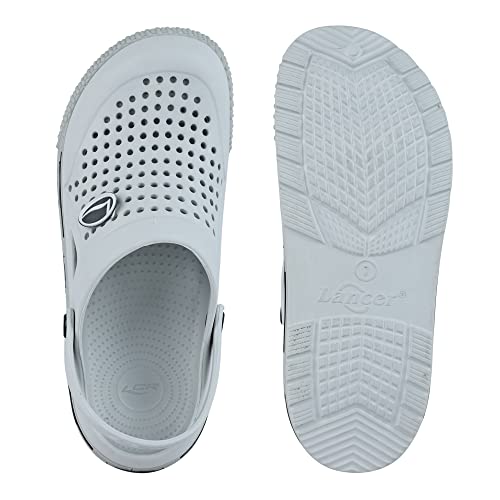LANCER Mens Soft-Army Grey Clog - 7 UK (Soft-Army-W.Gry-7) - Image 5