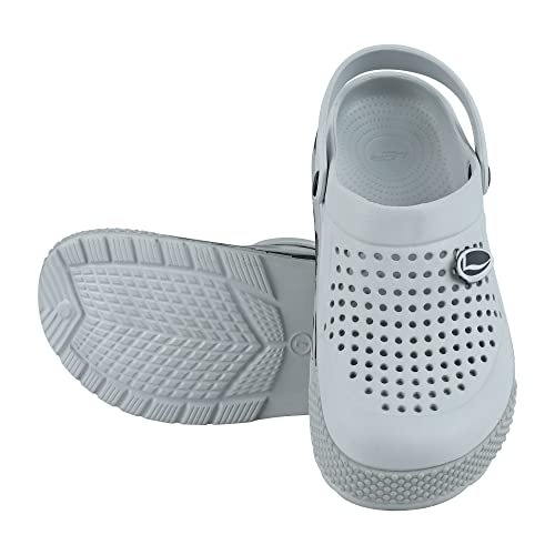 LANCER Mens Soft-Army Grey Clog - 7 UK (Soft-Army-W.Gry-7) - Image 4