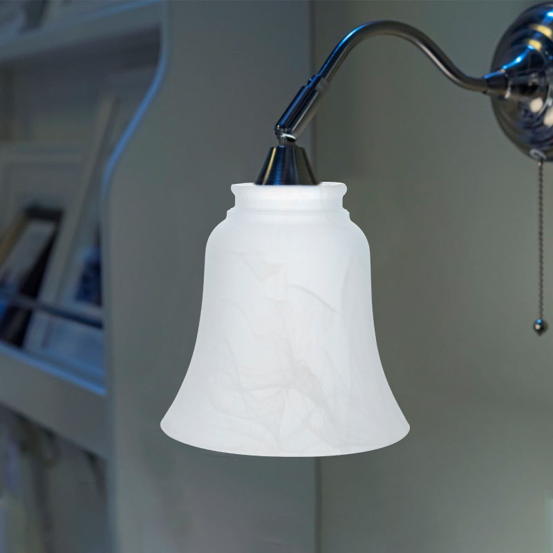 2Pcs Simple Frosted Glass E27 Lamp Shade Ceiling Lampshade Wall Light Lampshade - Image 4