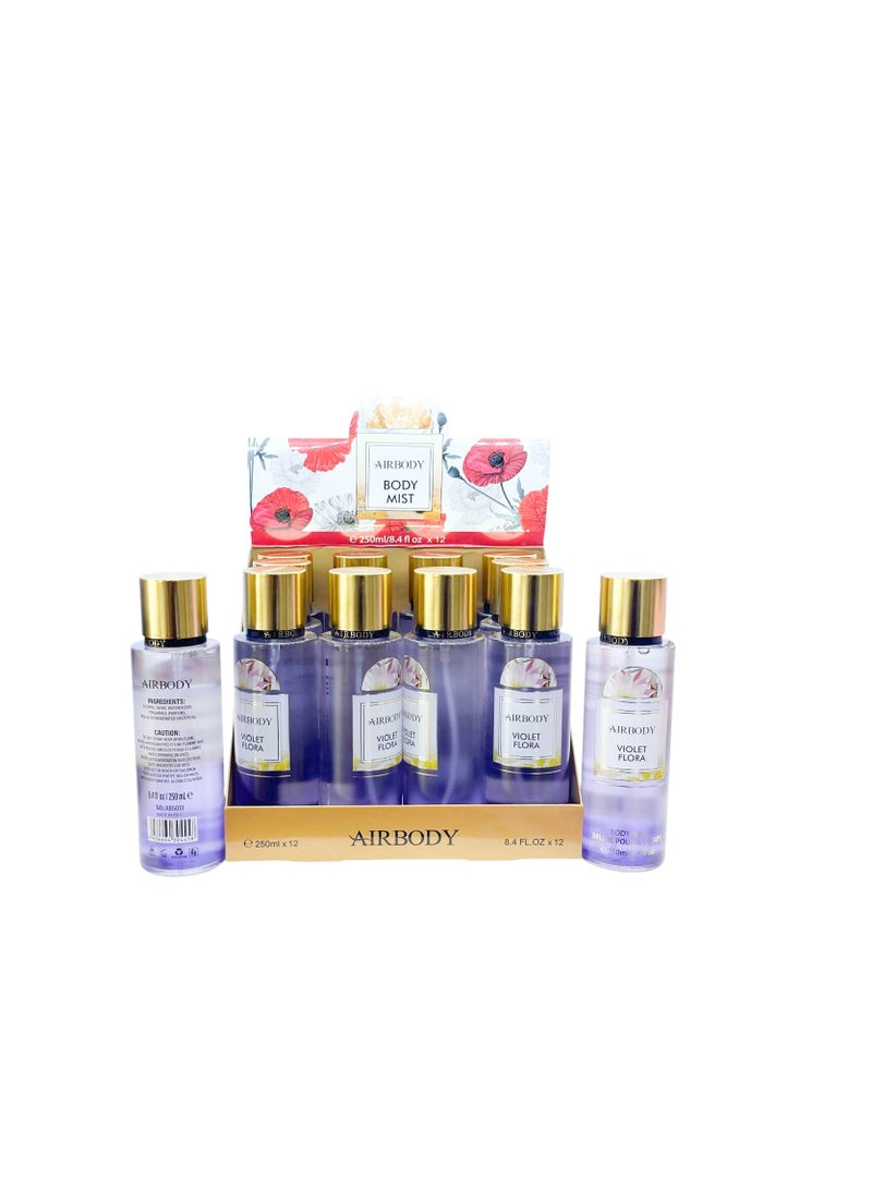 STAR BEJA Air Body Violet Flora Body Mist 250ml Pack of 1 - Image 1