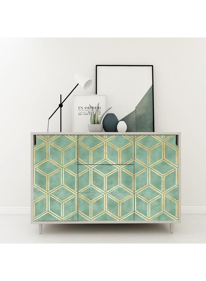 Bluejw Self-adhesive Wallpaper Geometric Simple Line Waterproof Anti-fouling Removable Living Room Background Wall Transformation Wallpaper RW101-117 - Image 4