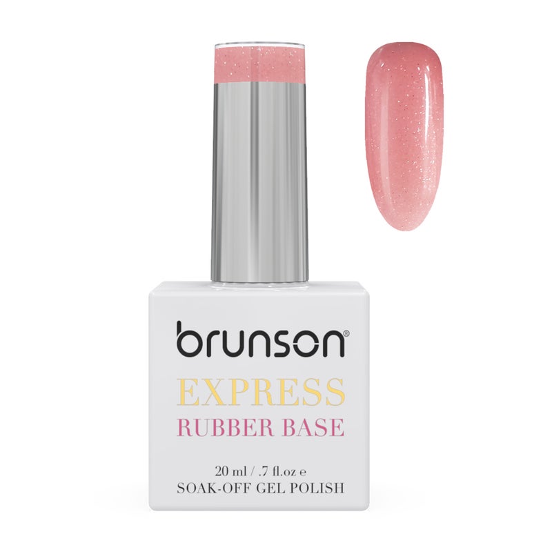 brunson TPO free Rubber Base Gel polish 20ml Soak Off Base Coat for Nail Strengthening Long Lasting Gel Polish Base for Chip Free Shine Brittle Nails UV Rubber base Russian manicure Non Yellowing salon manicure - Image 1