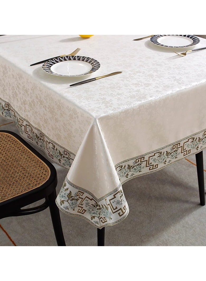 EBMINI New Waterproof Oil Resistant Heat-Resistant Washable PU Tablecloth  - Image 1