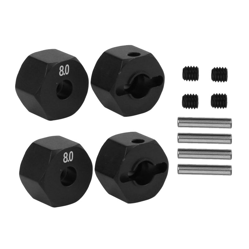 10mm Aluminum Alloy Wheel Hex Hub Upgrade Parts for RC Crawler SCX10 - Image 3