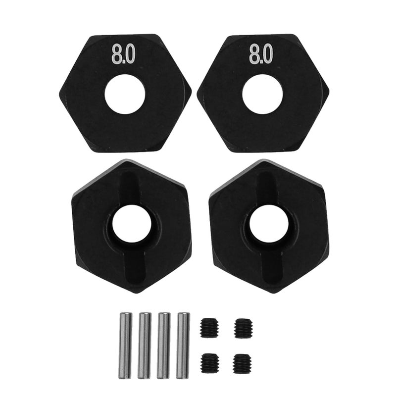 10mm Aluminum Alloy Wheel Hex Hub Upgrade Parts for RC Crawler SCX10 - Image 2