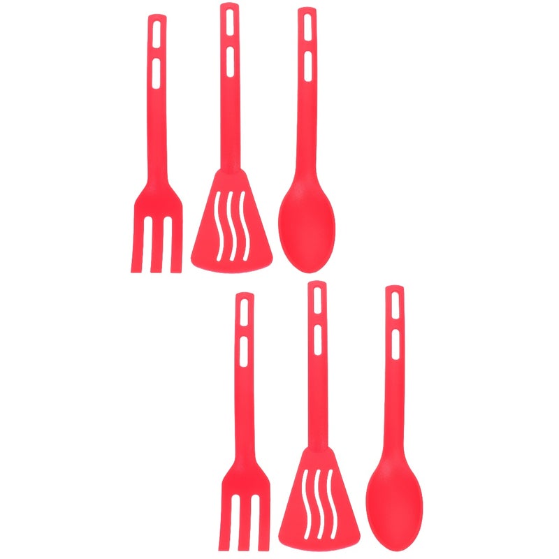2 Sets of Cooking Utensil Kit Food-grade Spatula Fork Spoon Kitchen Spatula Practical Kitchen Ware - Image 1